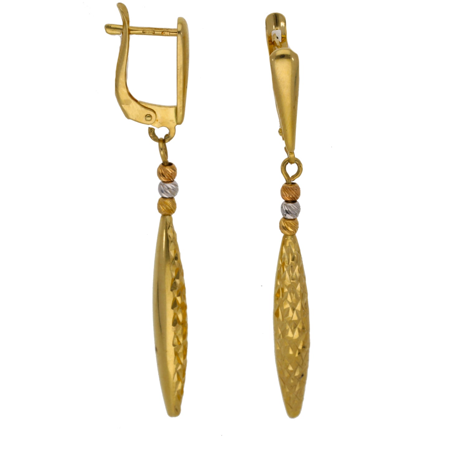 14ct Gold Drop Earrings