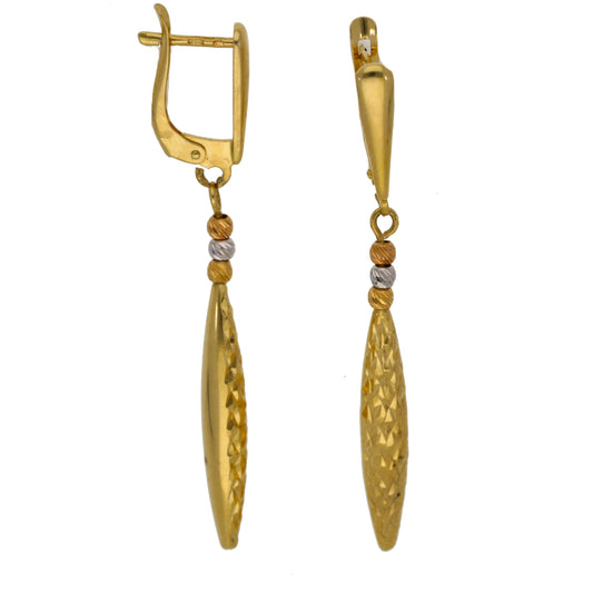 14ct Gold Drop Earrings