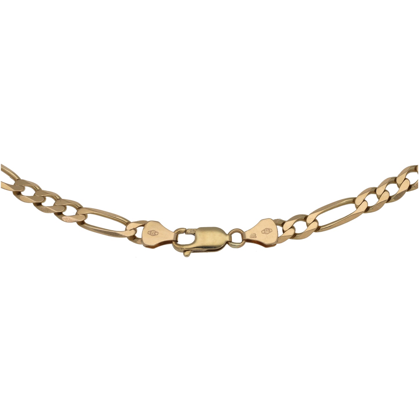 9ct Gold Figaro Chain 20"