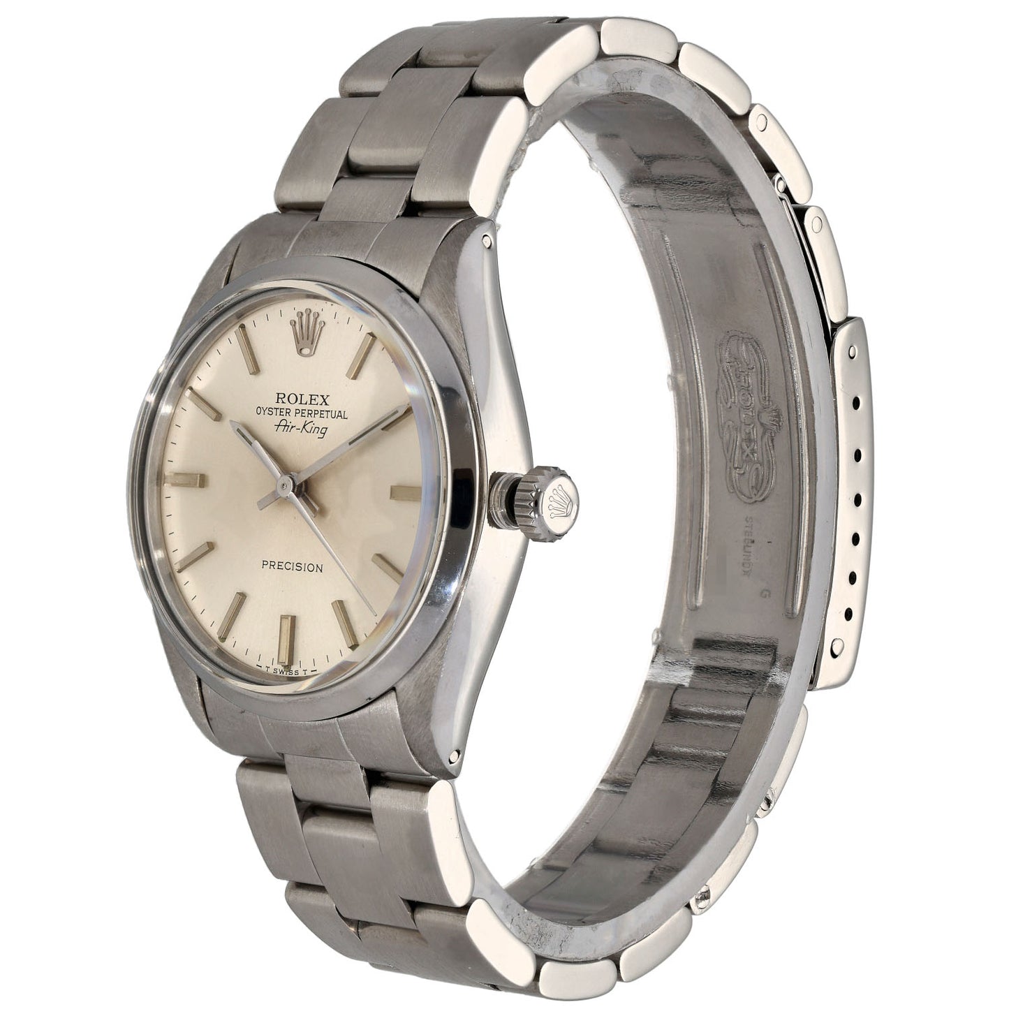 Rolex Air King 5500 34mm Stainless Steel Watch