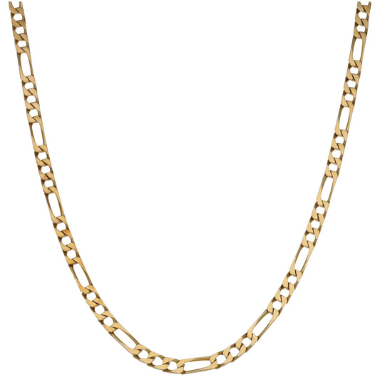 9ct Gold Figaro Chain 24"