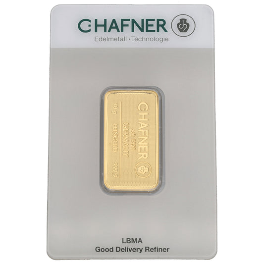 24ct 10g Gold Bar