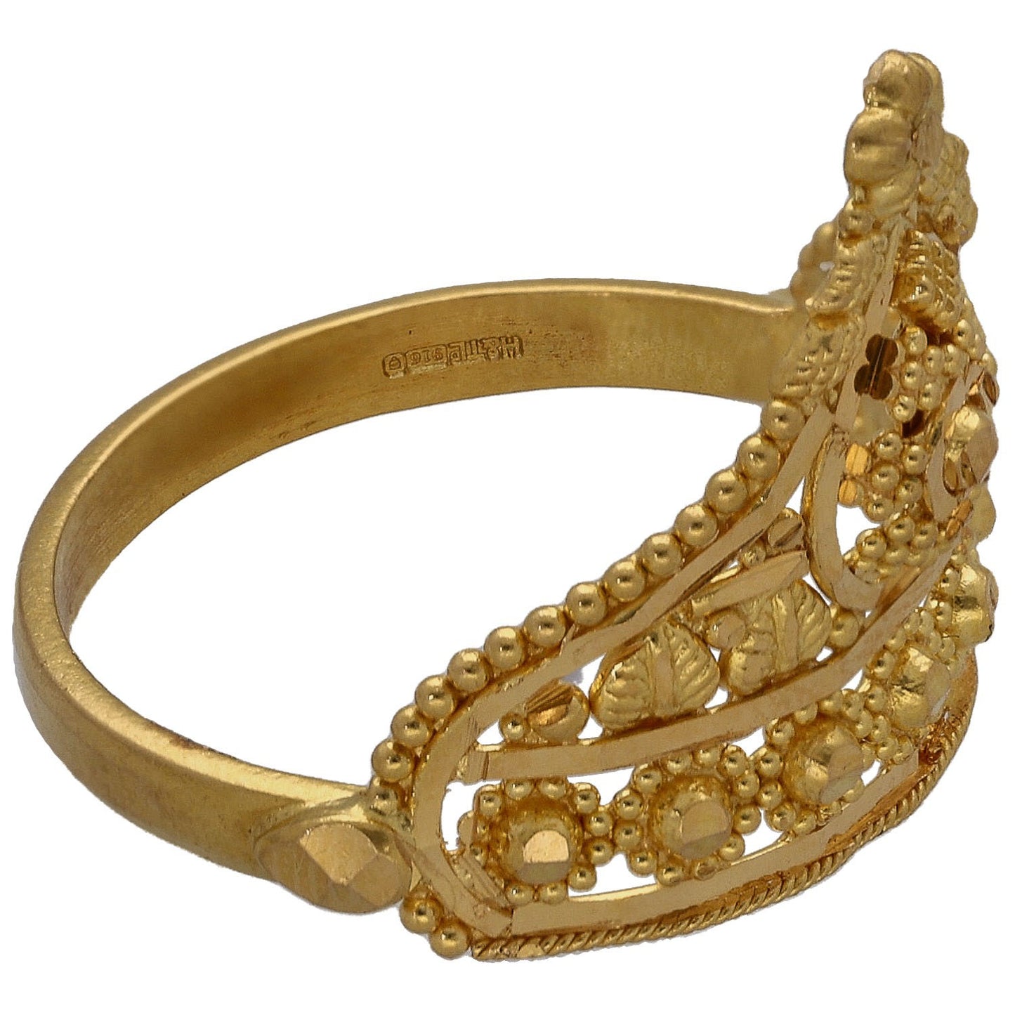 22ct Gold Alternative Ring Size O