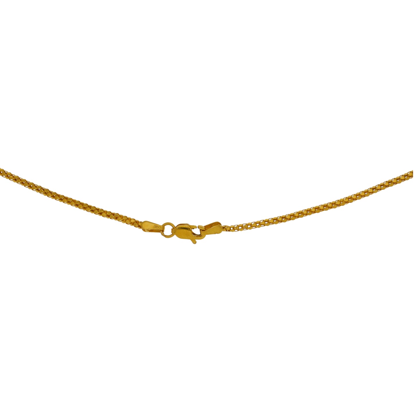 22ct Gold Cubic Zirconia Fancy Necklace 18"