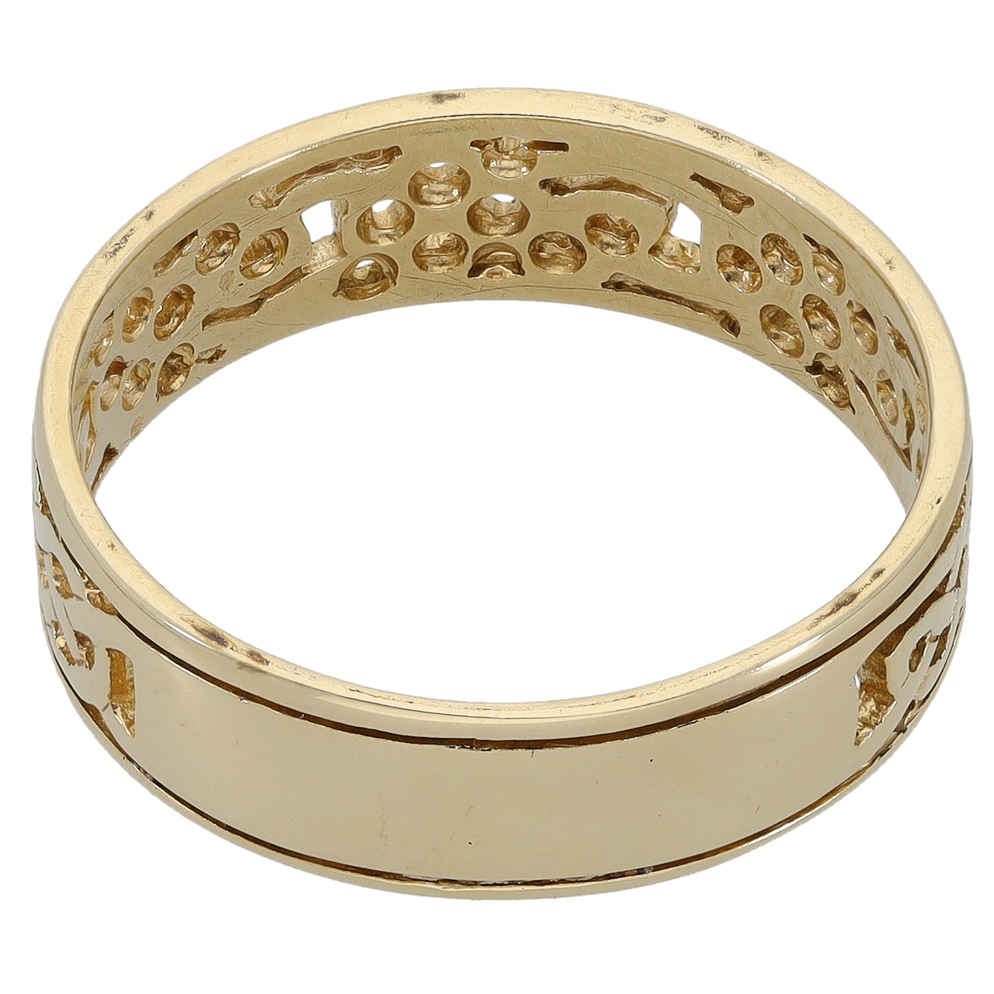 9ct Gold Alternative Ring Size S