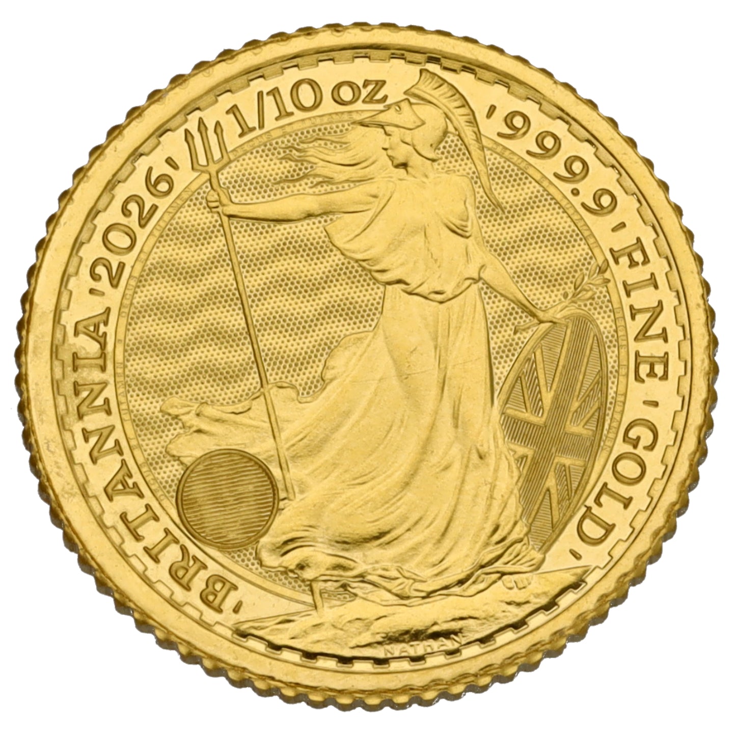 24ct Gold King Charles III 1/10 OZ Britannia Coin 2026