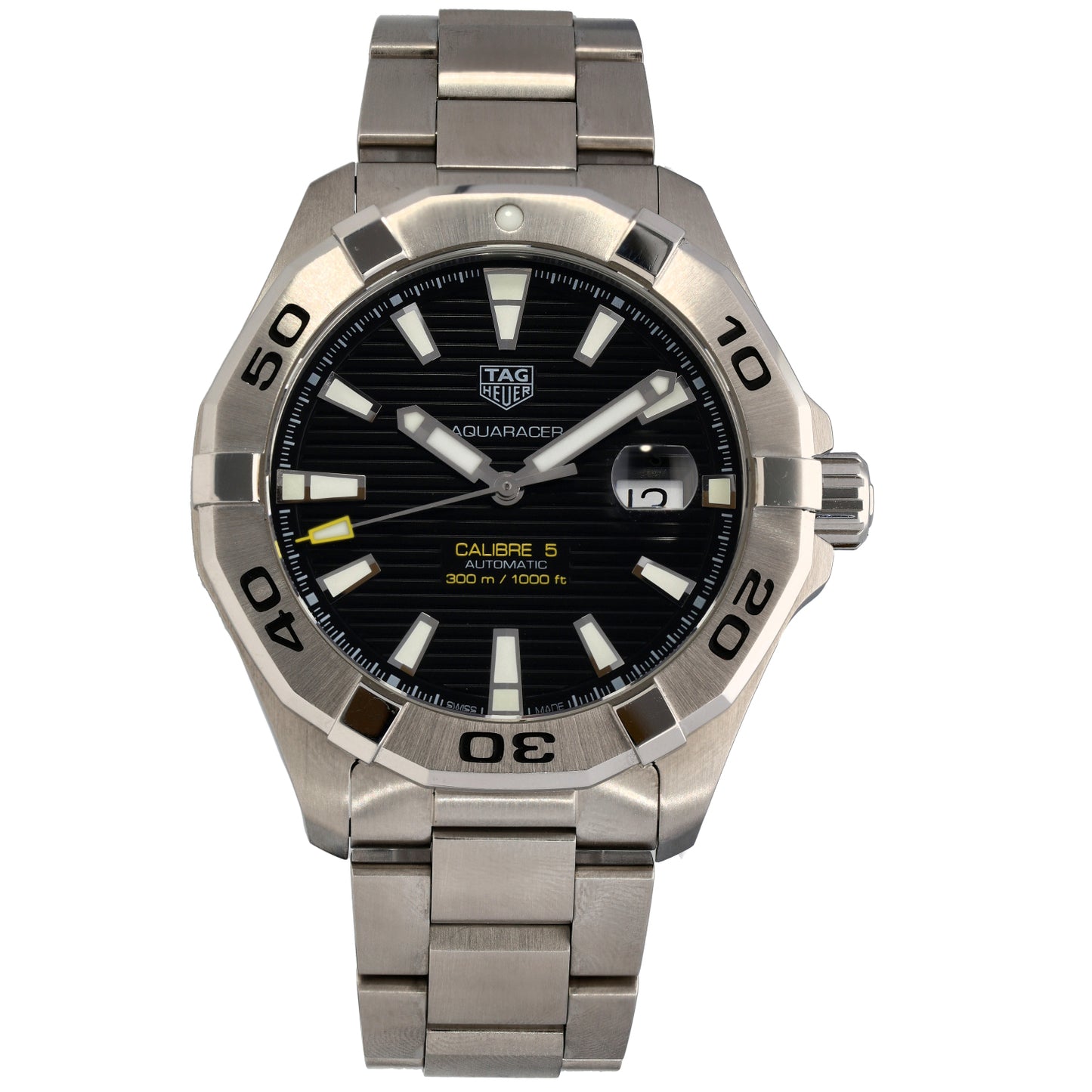 Tag Heuer Aquaracer WAY2010 43mm Stainless Steel Watch
