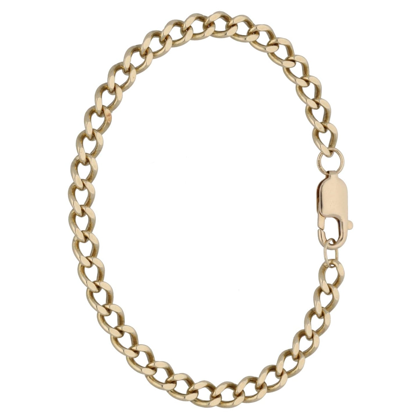 9ct Gold Ladies Curb Bracelet