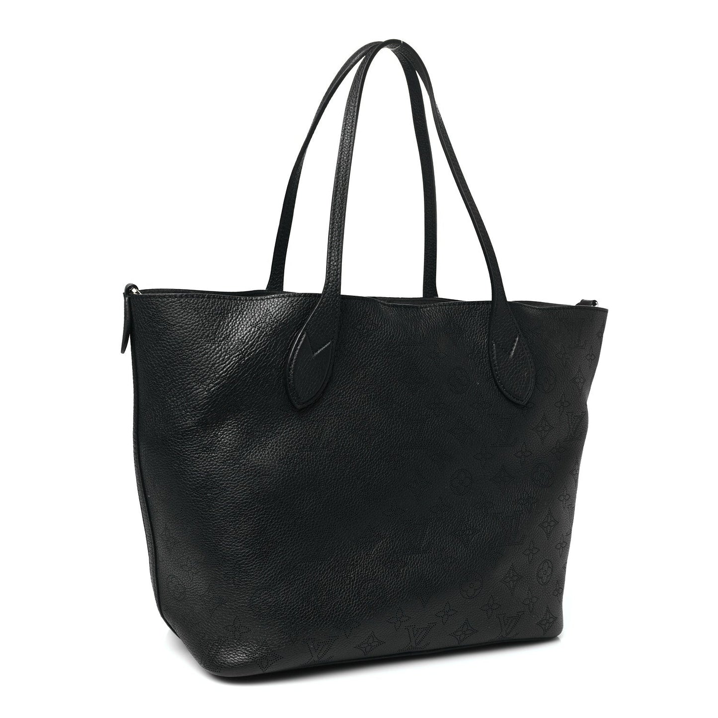 Louis Vuitton Blossom MM Mahina Leather Bag - Black