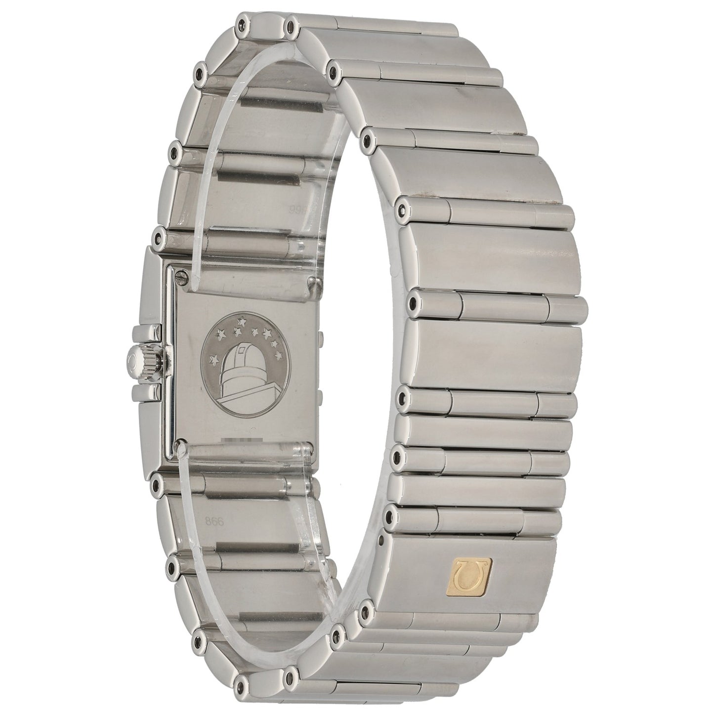 Omega Constellation 1521.71.00, White Dial, Stainless Steel, Rear Angle image