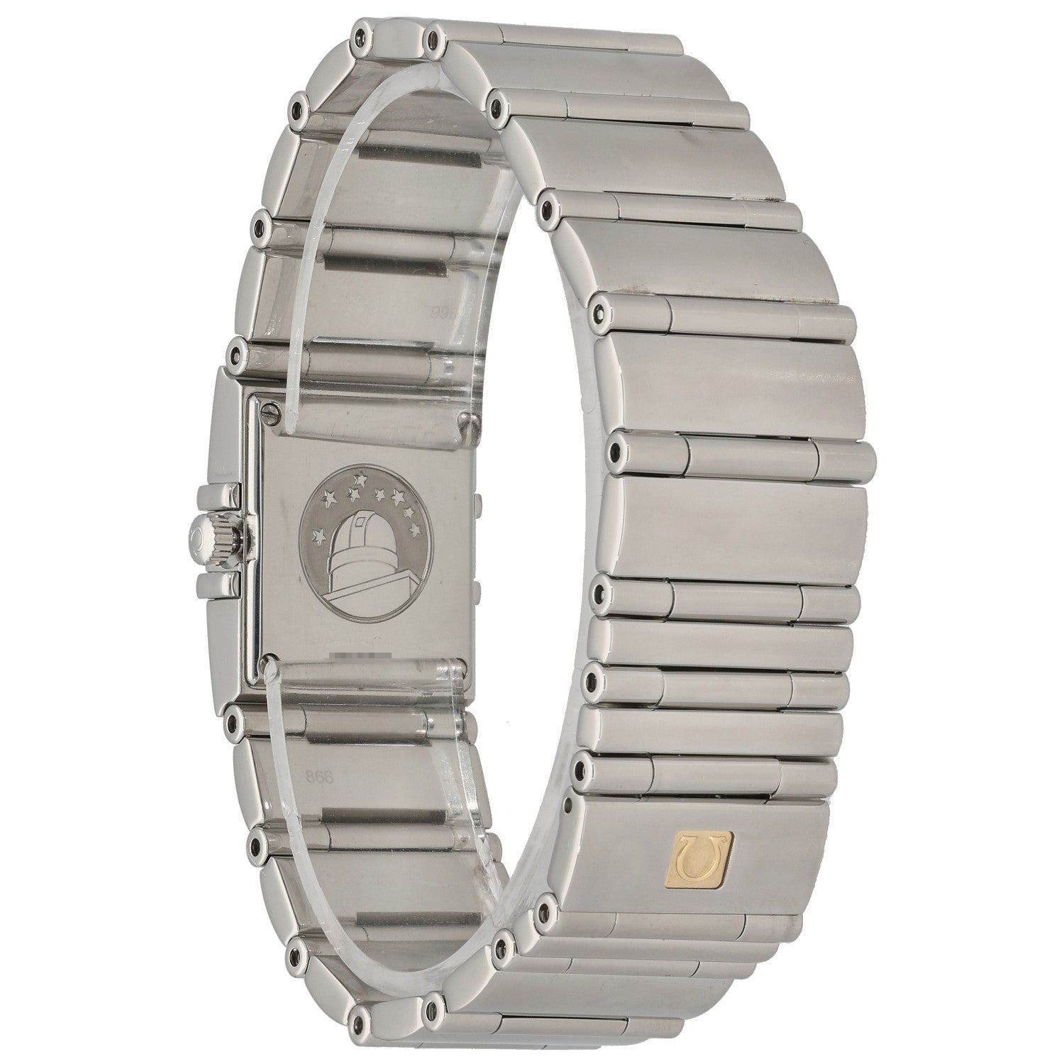 Omega Constellation 1521.71.00, White Dial, Stainless Steel, Rear Angle image