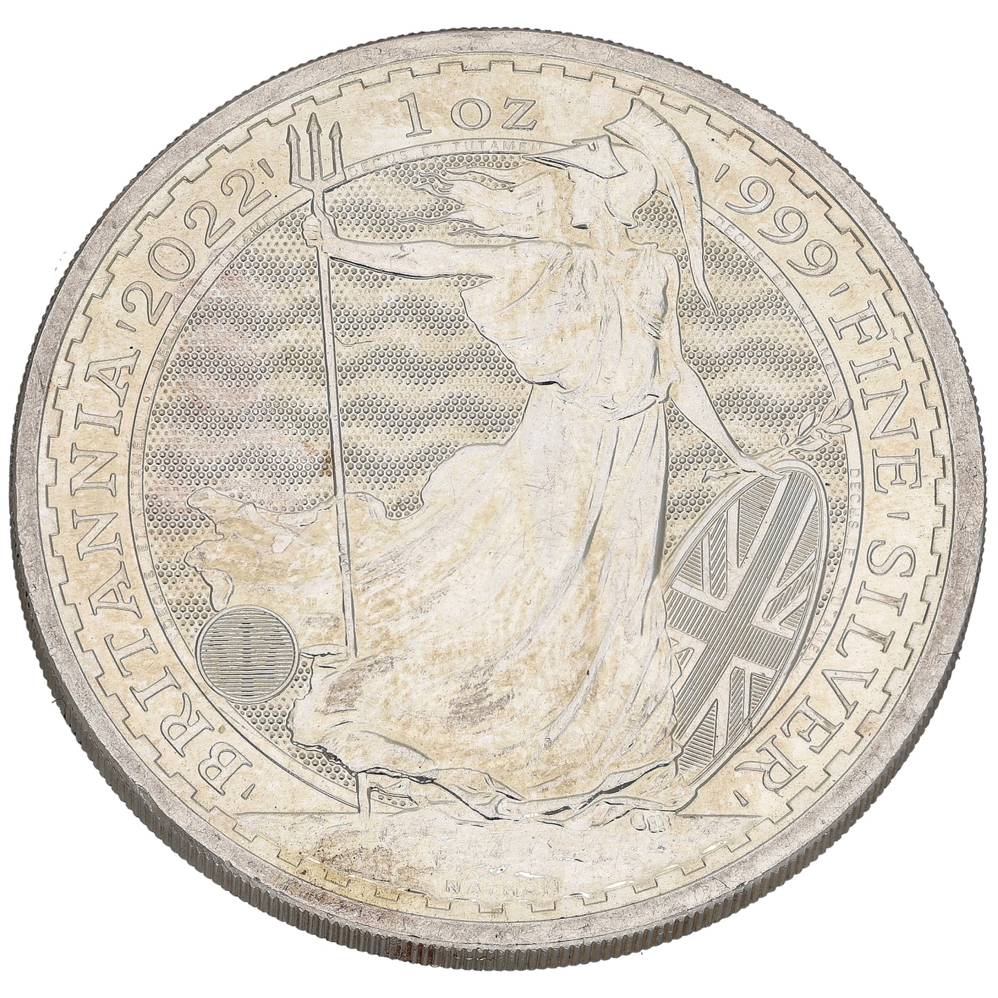 Fine Silver Queen Elizabeth II 1 OZ Britannia Coin 2022