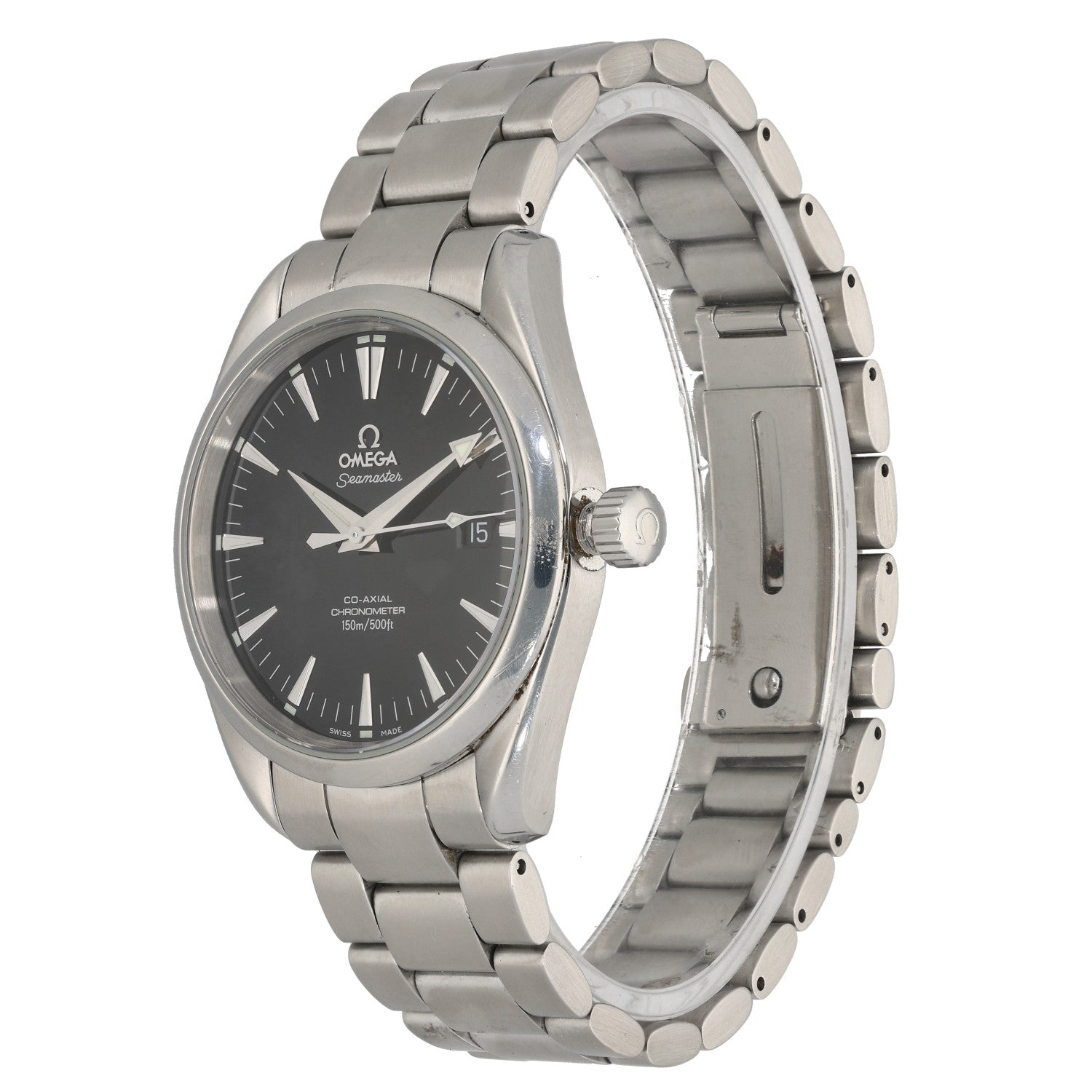 Omega Seamaster Aqua Terra 2503.50.00, black dial, stainless steel case