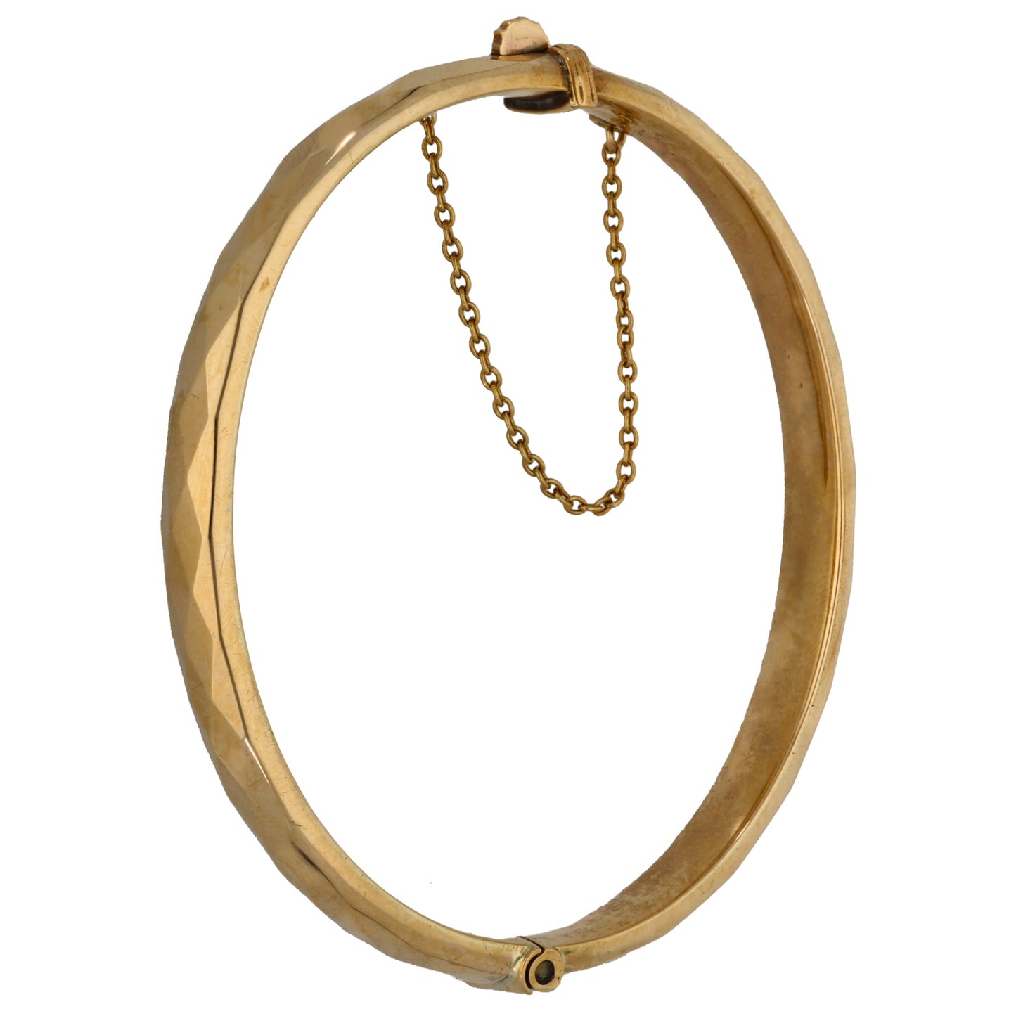9ct Gold Hinged/Clasp Bangle