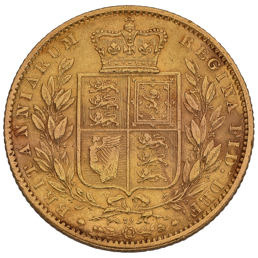22ct Gold Queen Victoria Full Sovereign Coin 1864