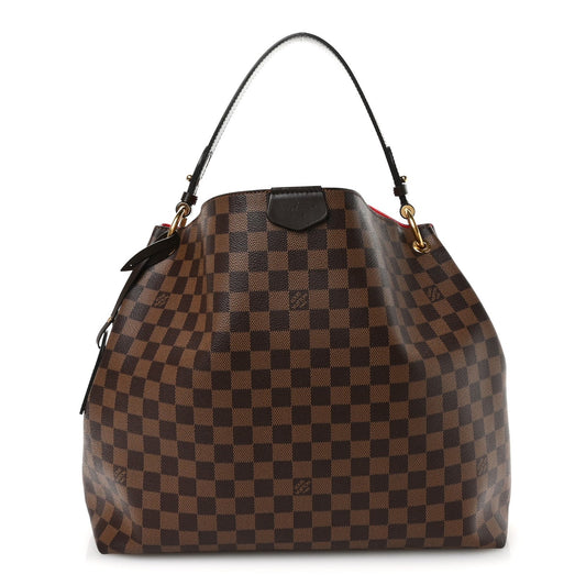 Louis Vuitton Damier Ebene Graceful MM Coated Canvas Bag - Brown
