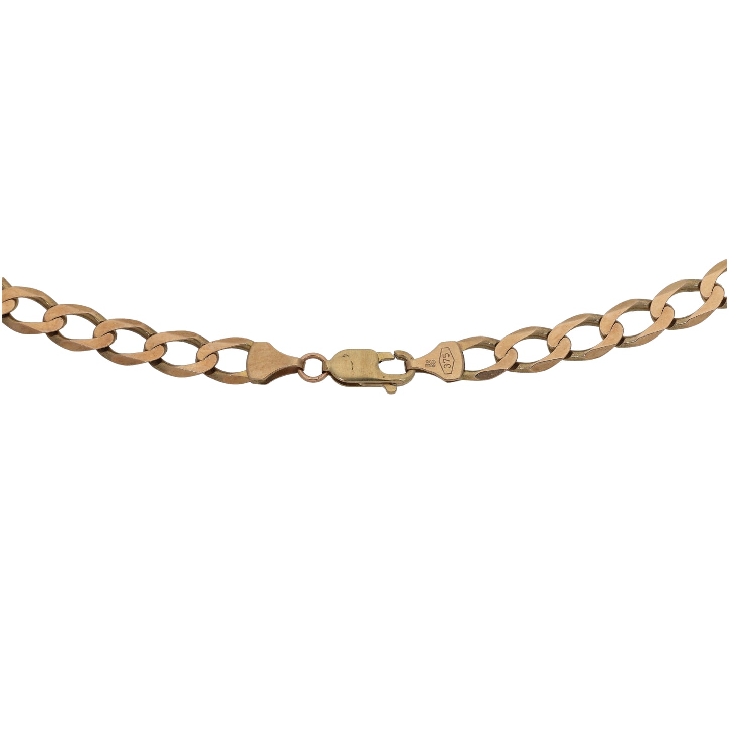 9ct Gold Curb Chain 20"