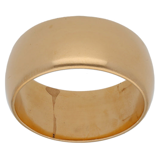 9ct Gold Plain Wedding Ring Size Q