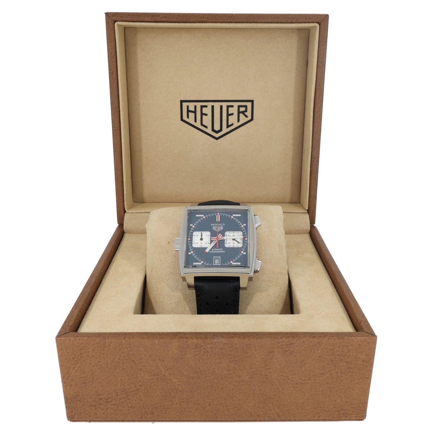 Tag Heuer Monaco CAW211P 39mm Stainless Steel Watch