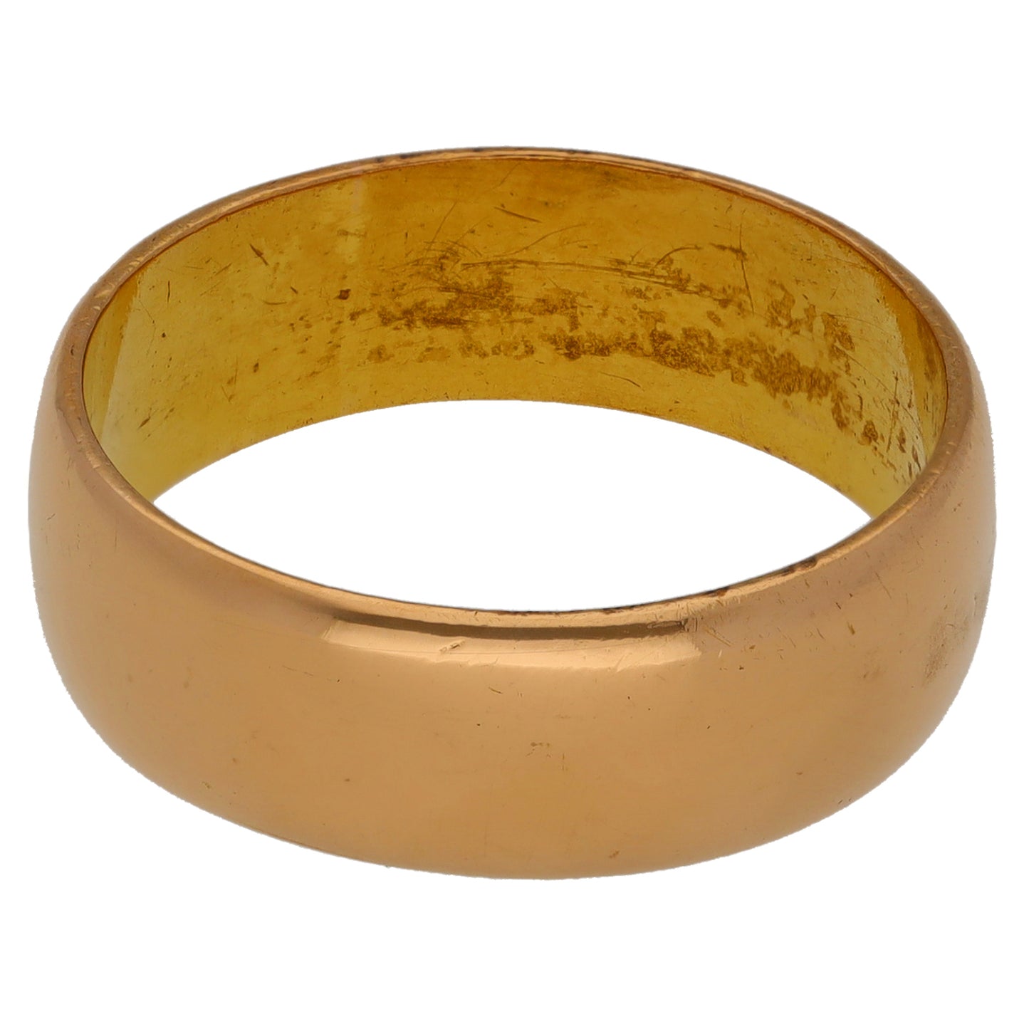 22ct Gold Plain Wedding Ring Size R