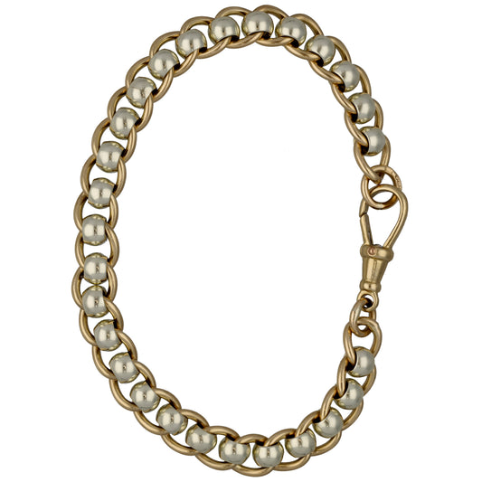 9ct Bicolour Gold Alternative Bracelet