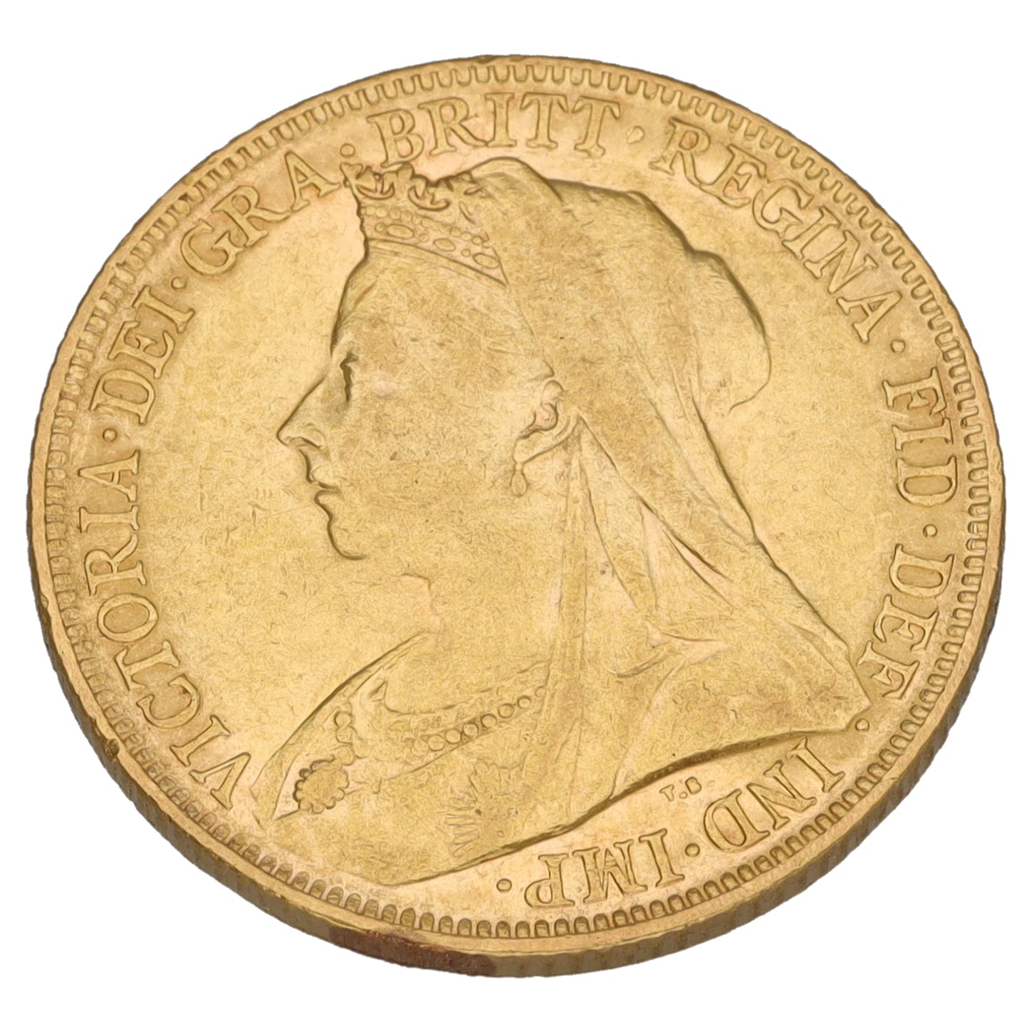 22ct Gold Queen Victoria Full Sovereign Coin 1889