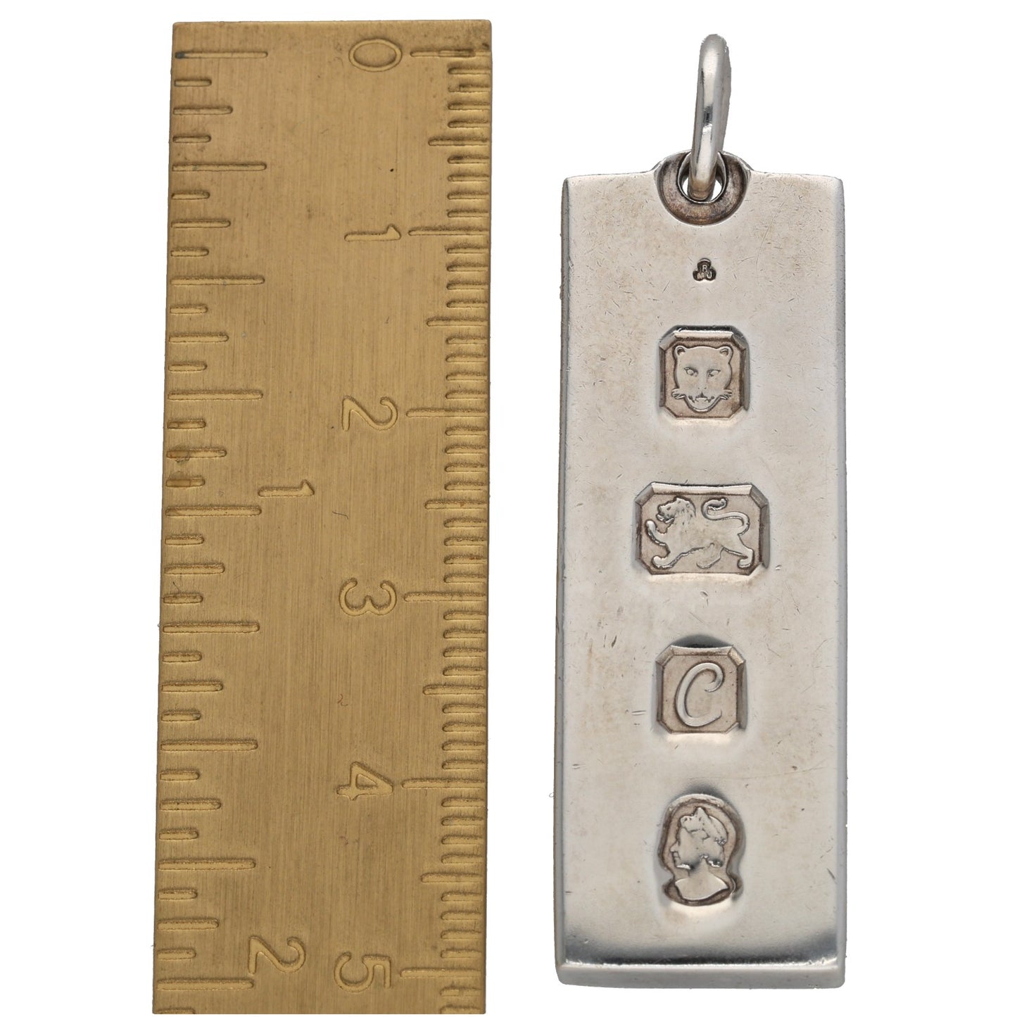 Sterling Silver Ingot Pendant