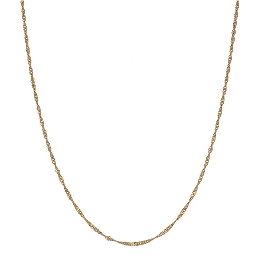 9ct Gold Fancy Necklace 20"