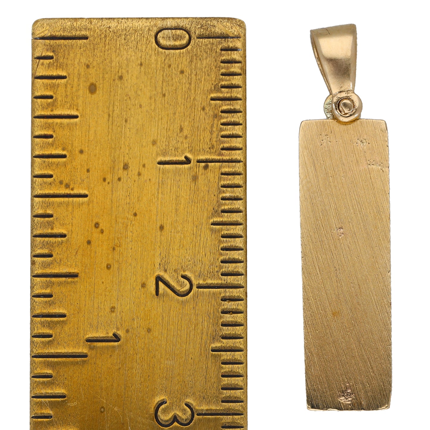 9ct Gold Ingot Pendant