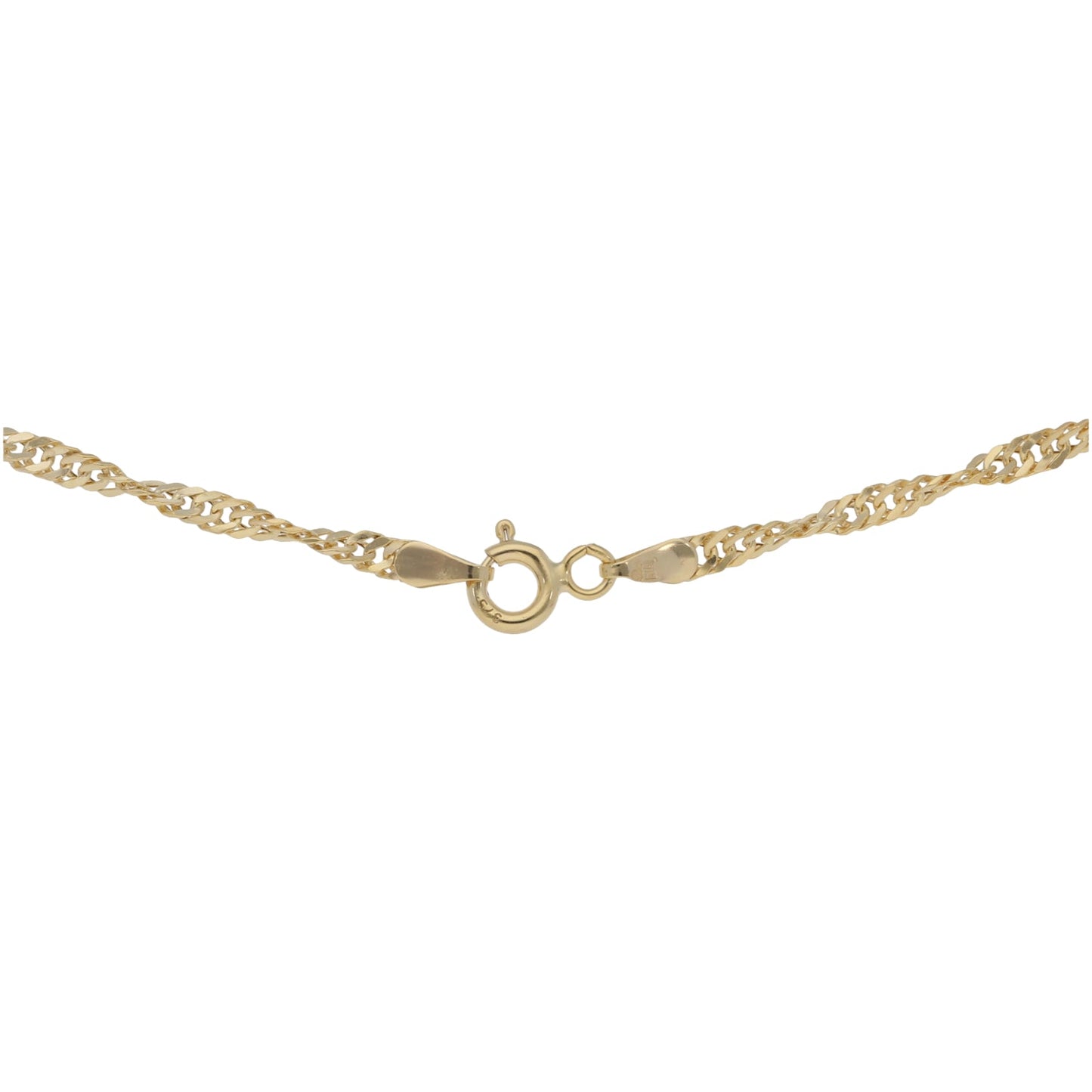 9ct Gold Singapore Necklace