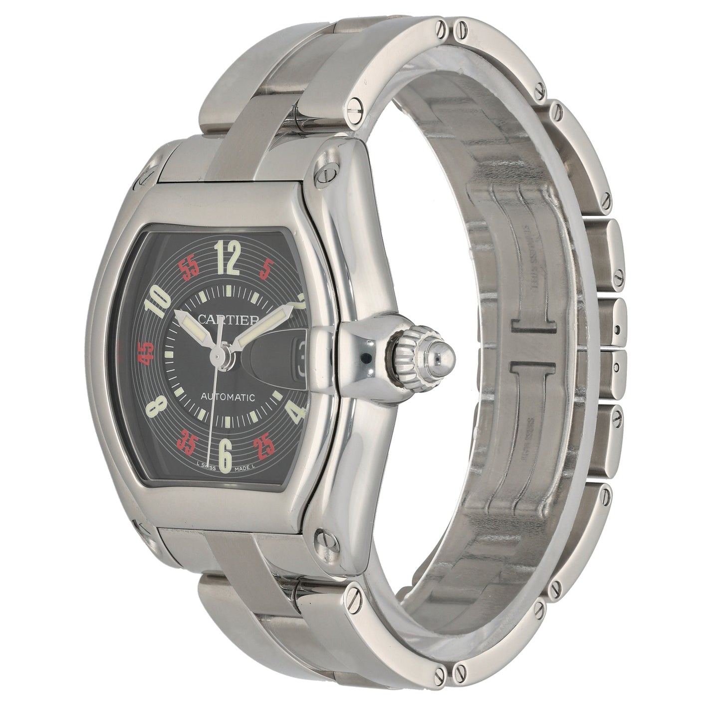 Cartier Roadster W62002V3 38mm Stainless Steel Watch