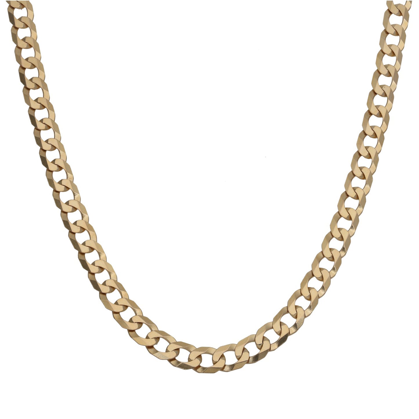 9ct Gold Curb Chain 20"