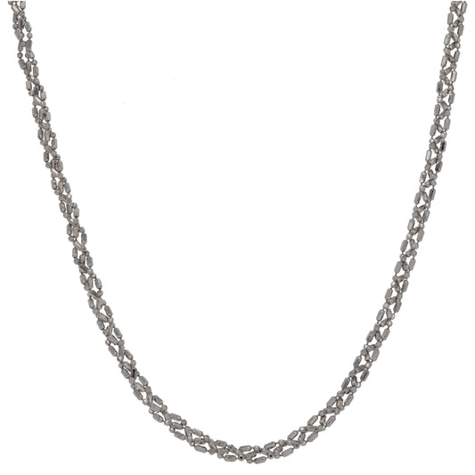 9ct White Gold Other Chain 18"