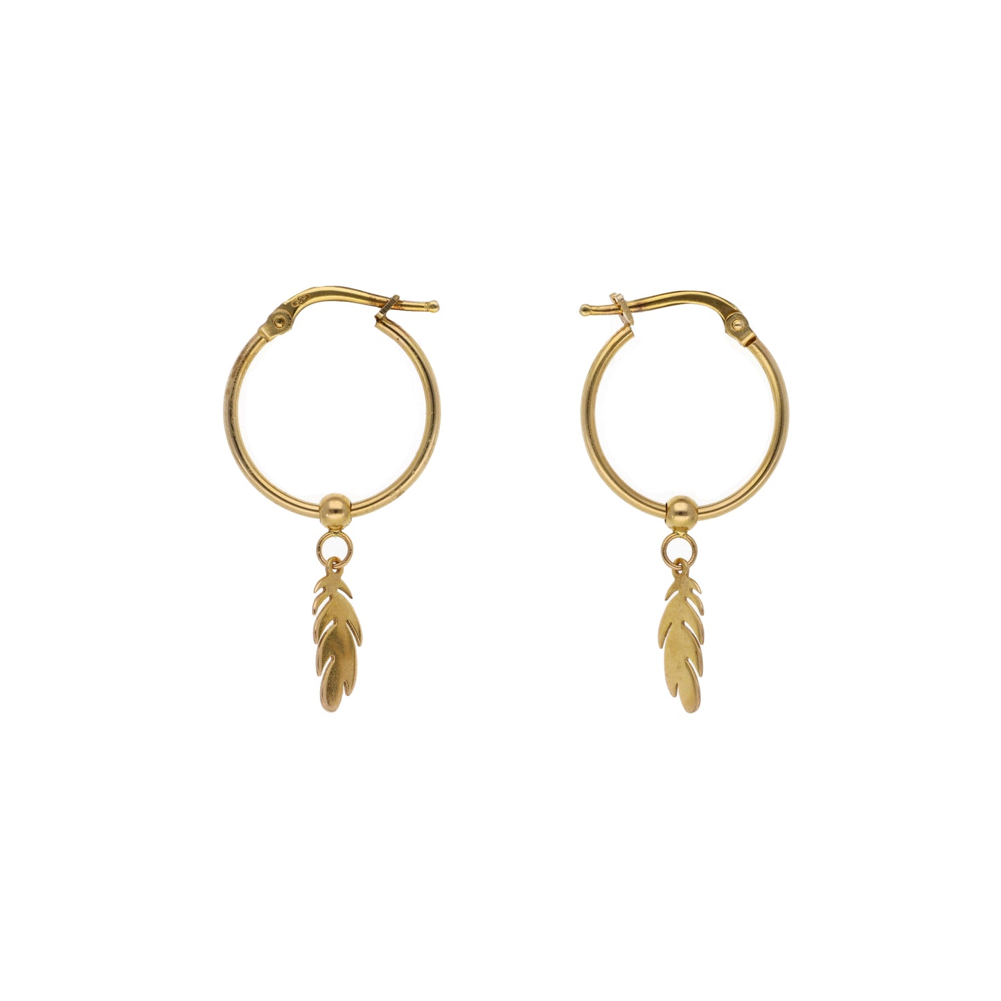 14ct Gold Hoop Earrings