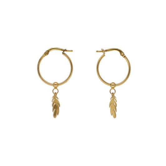 14ct Gold Hoop Earrings