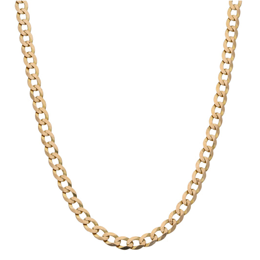 9ct Gold Curb Chain 20"