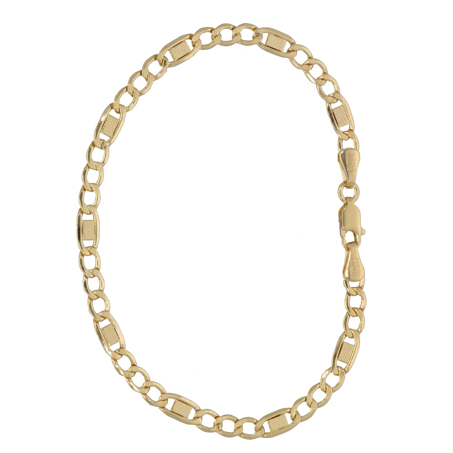 New 14ct Anchor Curb Bracelet