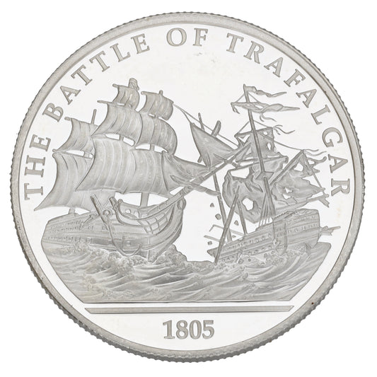 Fine Silver The Battle Of Trafalgar 1805 1 OZ Coin