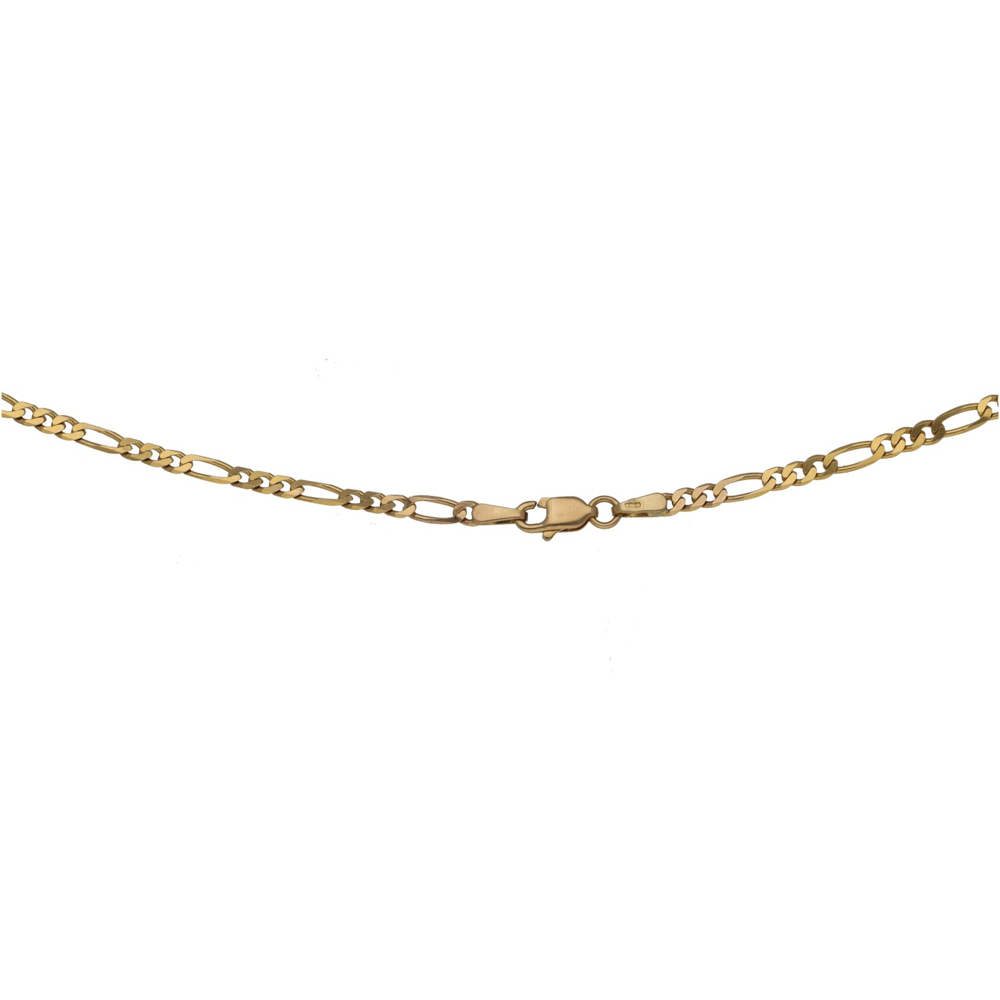 9ct Gold Figaro Chain 14"
