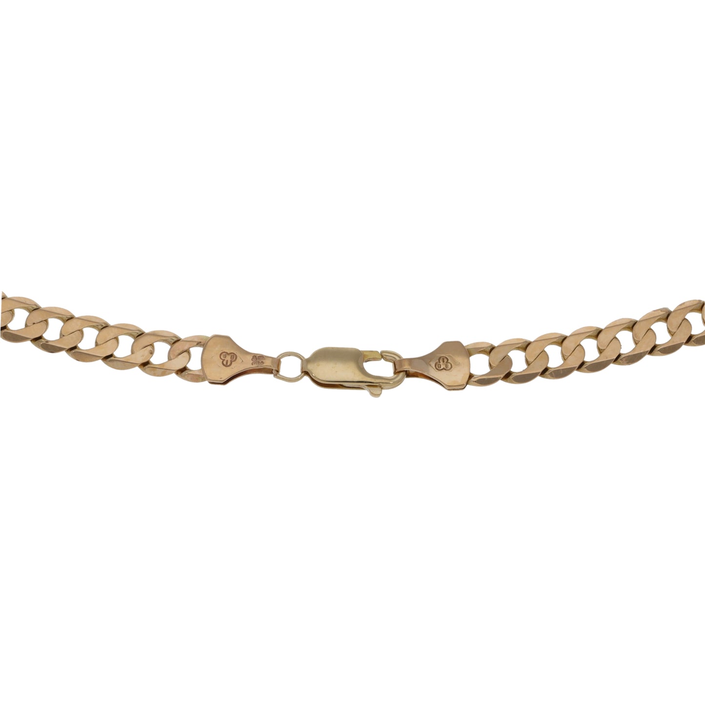 9ct Gold Curb Chain 18"