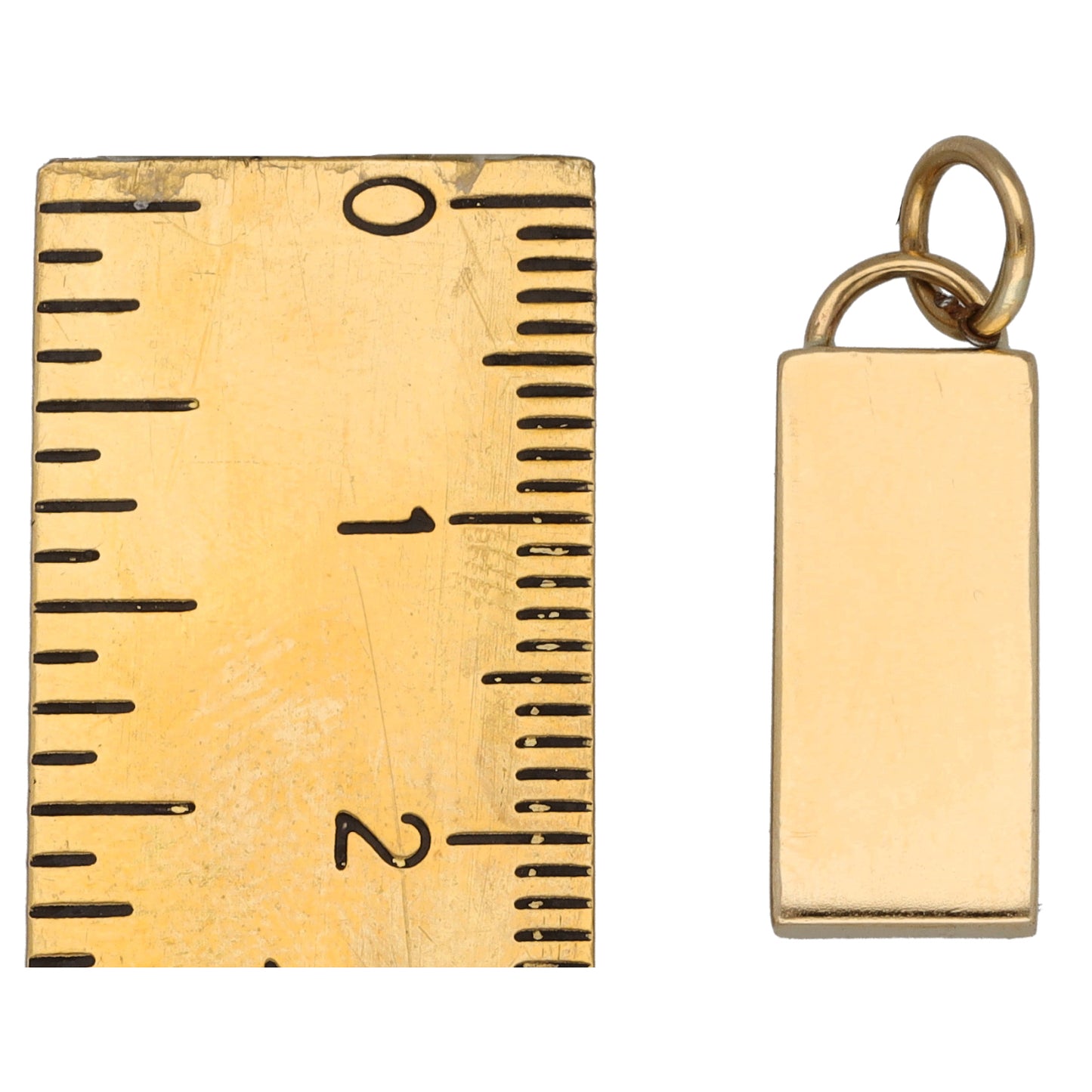 9ct Gold Ingot Pendant