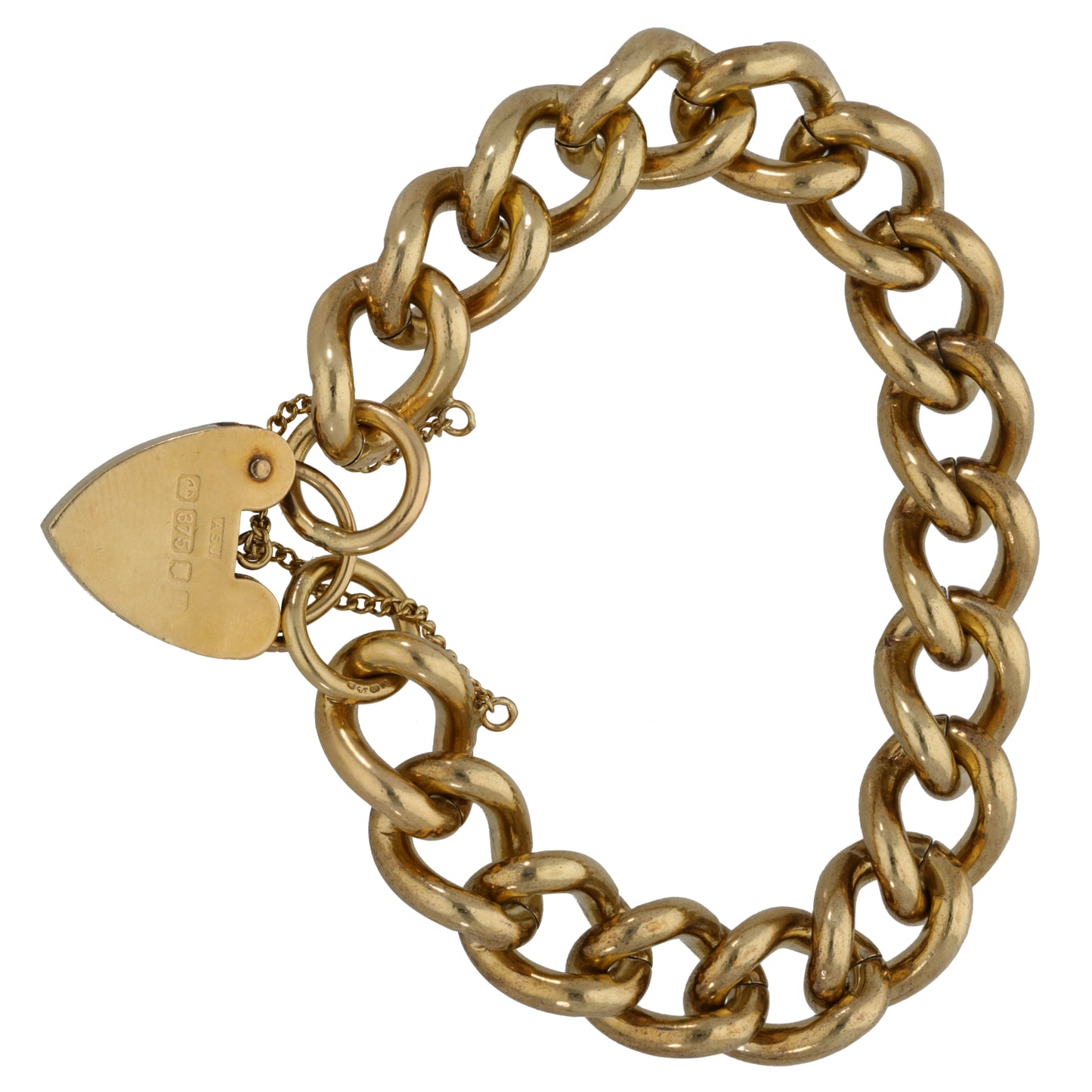 9ct Gold Gate Bracelet