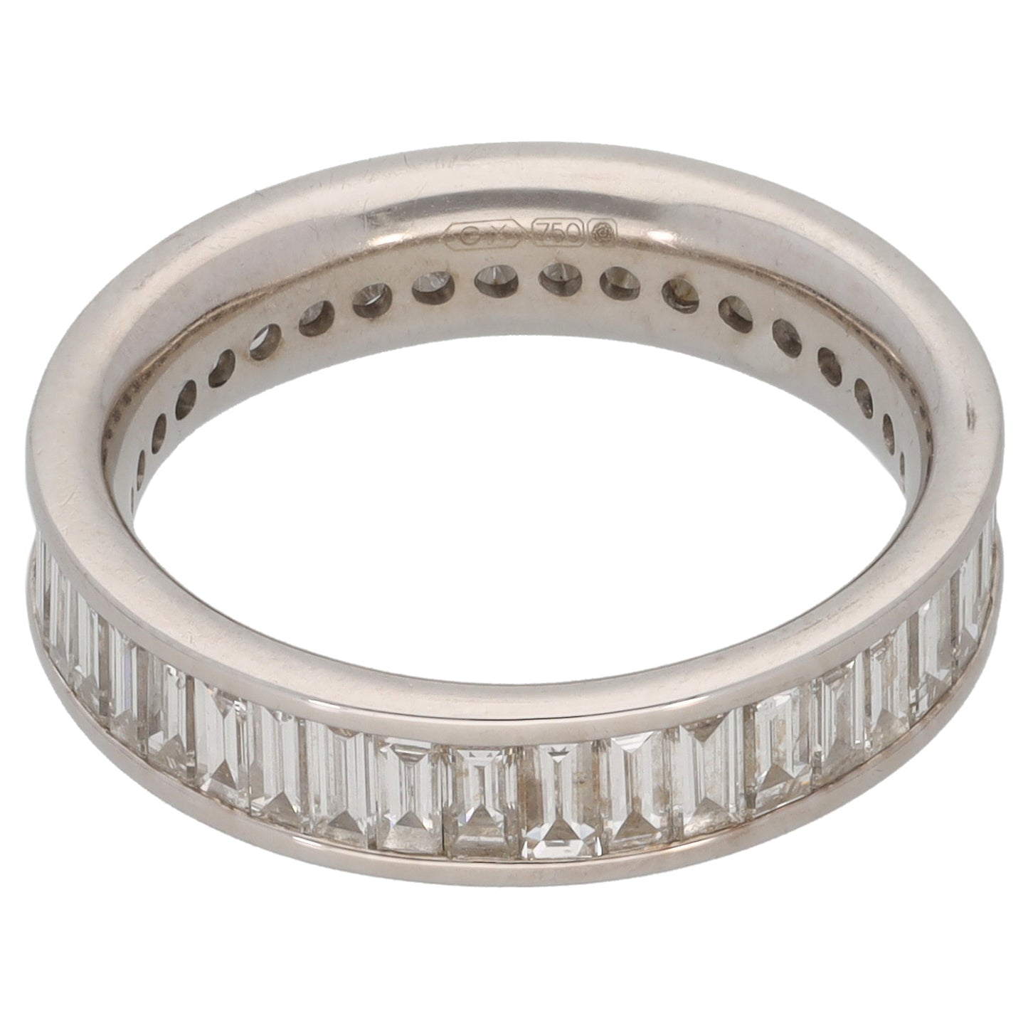 18ct White Gold 1.85ct Diamond Eternity Ring Size K