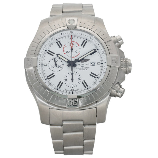 Breitling Super Avenger A13375 48mm Stainless Steel Watch