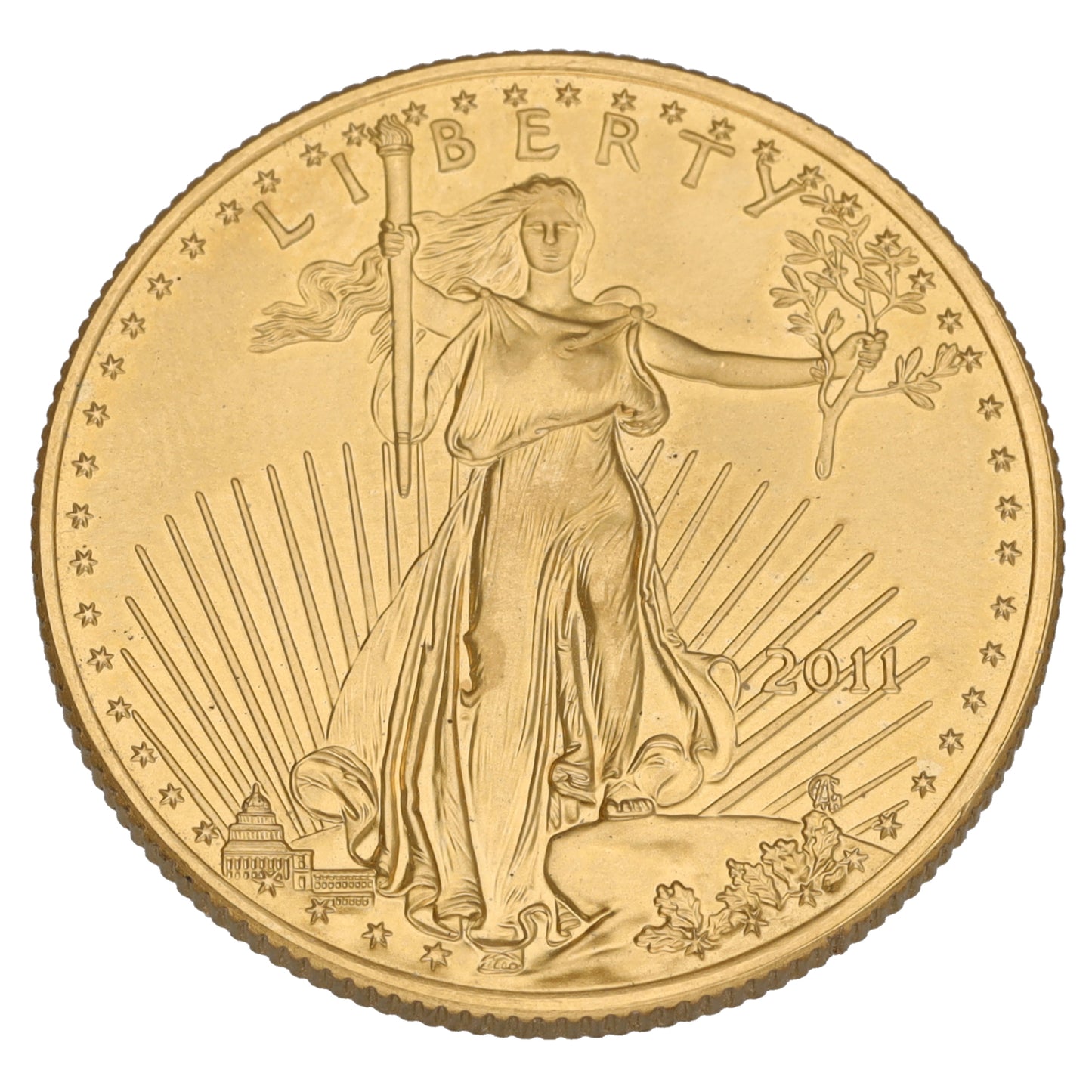 22ct Gold USA Eagle 1/2 OZ Coin 2011