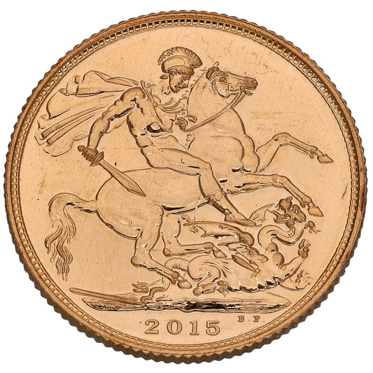 22ct Gold Queen Elizabeth II Full Sovereign Coin 2018