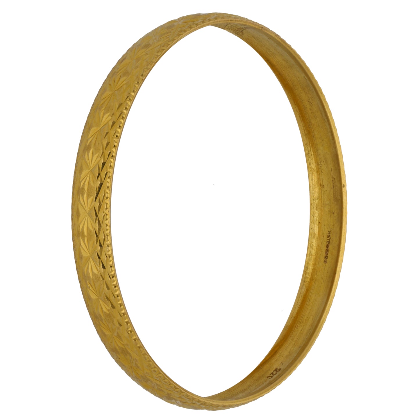 22ct Gold Alternative Bangle