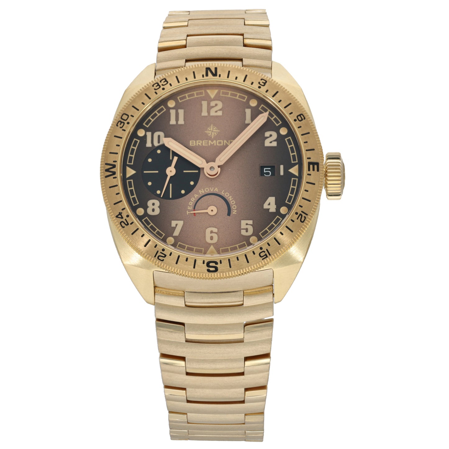 Bremont Terra Nova TN40-PWR-BZ-BR-B 40.5mm Bronze Watch