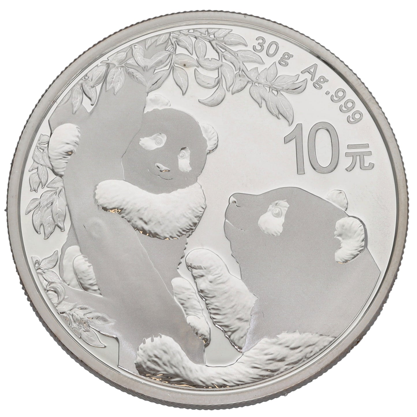 Fine Silver Chinese Panda 30g Coin 2021