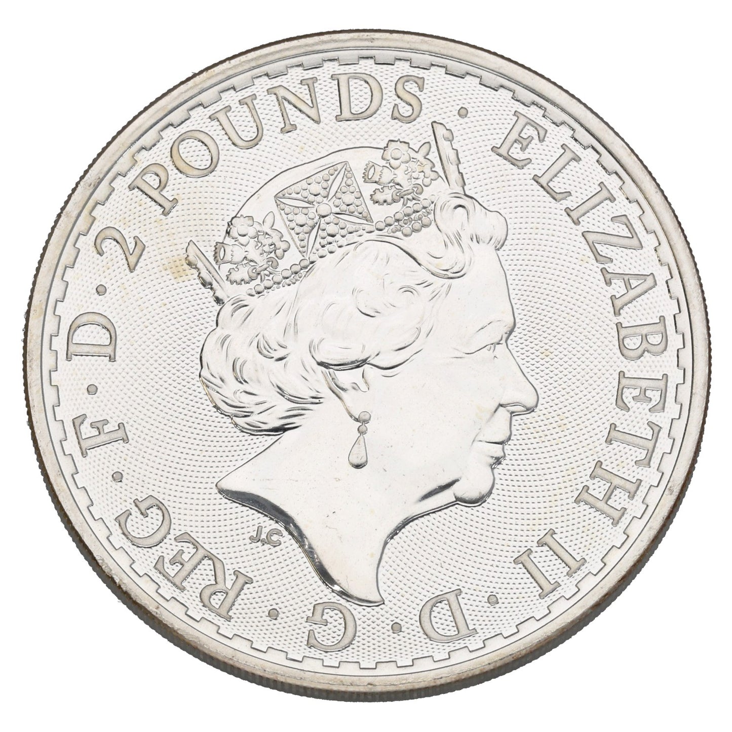 Fine Silver Queen Elizabeth II 1 OZ Britannia Coin 2021